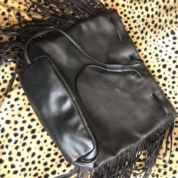 Victoria’s Secret Fringe Black Backpack - Picture 5 of 8